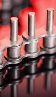 Fatigue and traction (load breaking of the plates) 14 Corrosion 16 Lubrication free 1 age TRANSMISSION ROLLER CHAINS European Series BS - dimensions RECORD range 20 ALHA remium range 21 DELTA range