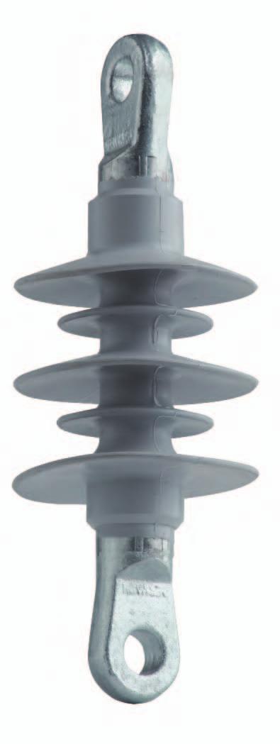 INSULATORS FOR RAILS NETWORKS RC 60-3A1 TENSION INSULATOR 3 kv CC INFRABEL (BELGIUM) COMPLIANT WITH IEC 61952 STANDARD AND