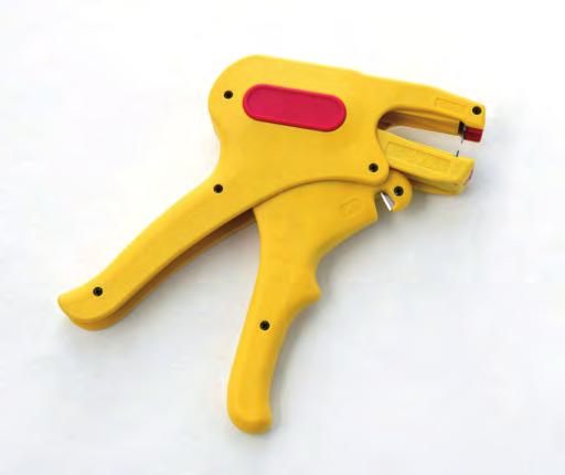Photovoltaic Tooling Range Hand stripping tool for photovoltaic conductors Strips standard solar conductors. Stripping length from 8 to 24 mm.