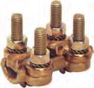 Mechanical Connectors General features Mechanical brass connectors are normally fitted with 60 Kg