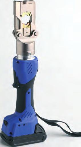 50 kn Cordless Electrohydraulic Compression Tool to Crimp Tubular Lugs,