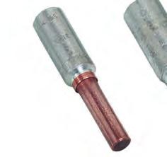 AluminiumCopper Pins General features Friction welded aluminiumcopper terminal ends.