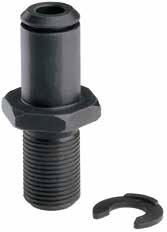 rod ends Rod Ends Product Range clevis joints Adapter bolt: PKRM and PKLM I4 PK M-05 I2 I1 I3 Thread L = left-hand thread d3 R = right-hand thread Series K Adapter bolt w POM page 1268 Solid polymer