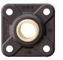 flange bearings Flange earings Product Range d Flange earings Product Range flange bearings Flange bearing with 4 mounting holes: EFSM N Spherical ball made from wear-resistant iglidur W300 Easy