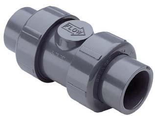 Schedule 0 Industrial Products & Accessories True Union 000 Industrial Ball Check Valves Pressure Rating @ 7 F ( C), Water /" - " 5 psi " - " 50 psi All Flanged 50 psi = 0 F (0 C) Rated for Vacuum