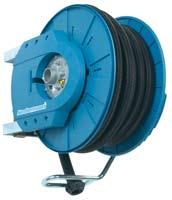 Nederman Vacuum Hose Reel Series 881 The vacuum hose reel facilitates the handling of long and heavy vacuum hoses, and provides tidy and safe storage