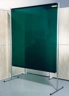 Width: 1400 mm, Thickness: 0.40-0.50 mm. The Nederman yellow and clear transparent curtains are used for glare, splatter, grinding, dust etc. but are not aimed for welding.