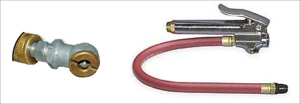 Improper use of tire inflator tools can break the stem of a Tire Pressure Monitor System (TPMS) sensor. The type of stem breakage shown in Figure 2 is not considered a warrantable repair.