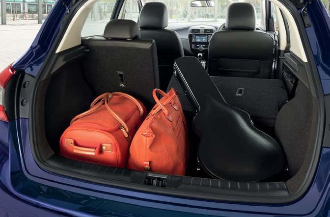 Pulsar's family-size luggage space makes