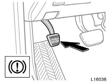 In the following cases, contact your Toyota dealer: The warning light does not come on after the ignition key is turned to ON. The warning light remains on after the ignition key is turned to ON.