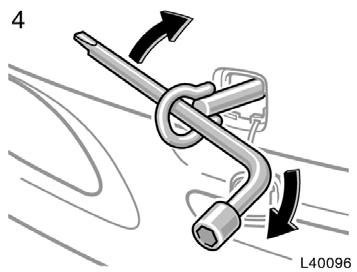 If you cannot shift automatic transmission selector lever 3. Secure the front towing eyelet to the hole on the bumper by turning clockwise. 4.