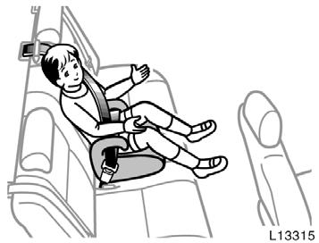 On vehicles with side airbags and curtain shield airbags, do not allow the child to lean against the door or around the door even if the child is seated in the child