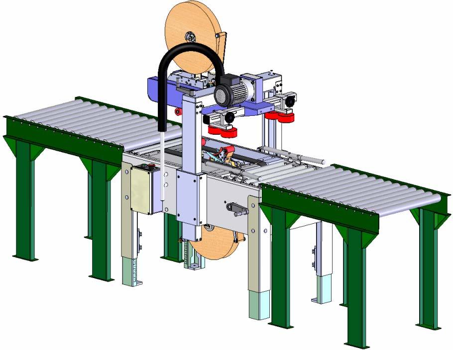 SET-UP PROCEDURES Exit Conveyor Case Direction In Feed Conveyor 5. Installation of External In-Feed and Exit Conveyors Figure-10 1.