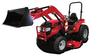 1500 SERIES The high-performance premium 4WD, Tier IV mcrd-powered, 1500 series compact tractors are