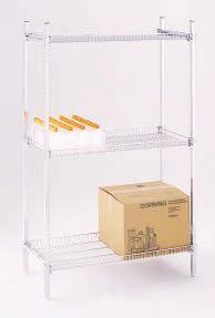 DUNNAGE RACKS & INVERTED SHELF Dunnage racks for dry storage and refrigerated applications. Keeps heavy loads off floors.