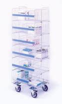 ADAPTA FLEX SYSTEM These carts provide an efficient mobile means of storing sutures and small supply items in high usage areas within various departments.