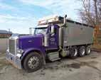 (289,272 Miles) 2008 PETERBILT 365 Tri-Axle Dump Truck, powered by Cat C-13 diesel engine and Eaton Fuller 8LL, 10 speed transmission, equipped with J&J 18 smooth side aluminum dump body with Merlot