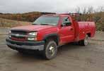 WEDNESDAY, DECEMBER 13, 2017 9:00 AM (3) 2010 CHEVROLET 3500 Crew Cab Utility Trucks, powered by Vortec V-8 gas engine and automatic transmission, equipped with 8 open utility body, dual rear wheels,