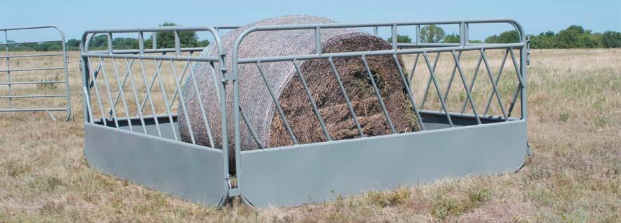Feeder Panels Available In 4', 6', 8' or 10' Lengths Mix and Match for Single or Multi-Bale or Loaf Stack Feeding 19" Constructed