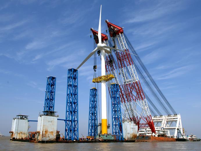 Project: Windpark Donghai bridge (Off-shore) Location: China Year: 2009 Type: MRM-063 Z06 Power: