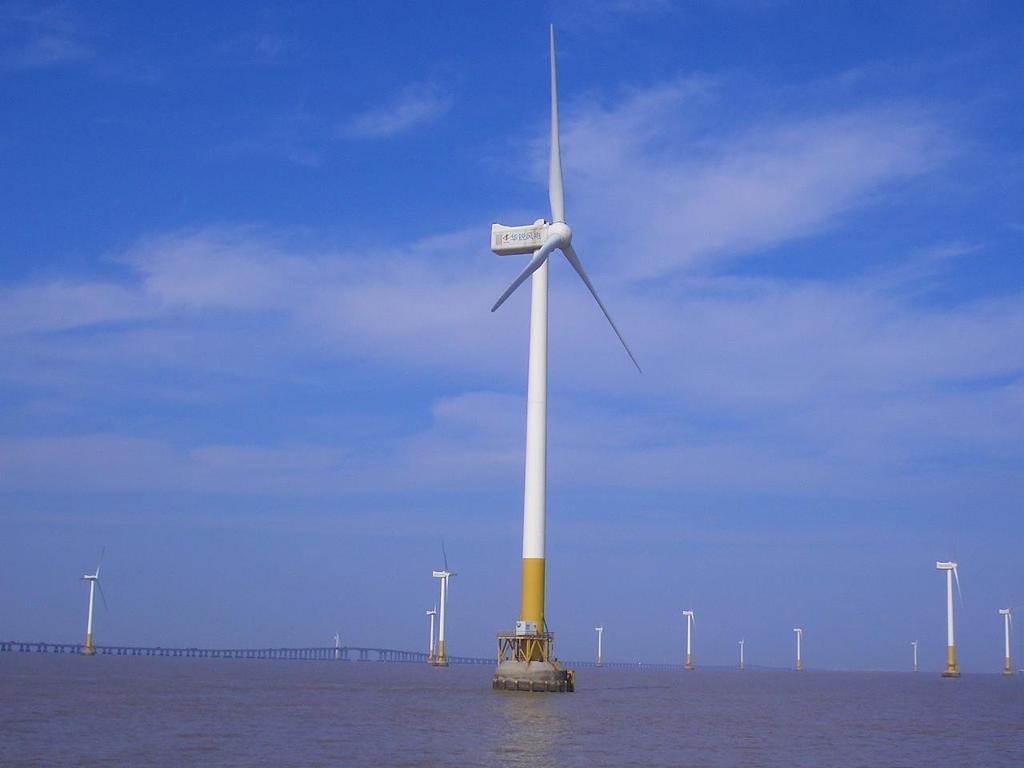 Project: Windpark Donghai bridge (Off-shore) Location: China Year: 2011 Type: HRM-171 Z06 Power: