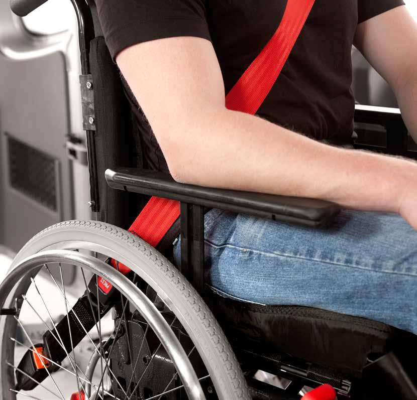 Autoadapt Professional Unwin Safety Systems Wheelchair Tie-downs and Occupant Restraints.