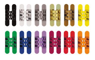 a concealed hinge program with no colour limits W-Tec 3D a world of personalised colours Lastly, W-Tec 3D is the concealed hinge program that fulfils any requirement related to the use of colours.
