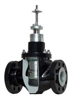 JCVS Globe Style Control Valves Mark ED and ET Globe Style Control Valves The Mark ED and ET are single port, globe style bodies with composition or metal seats, and a balanced valve plug with push