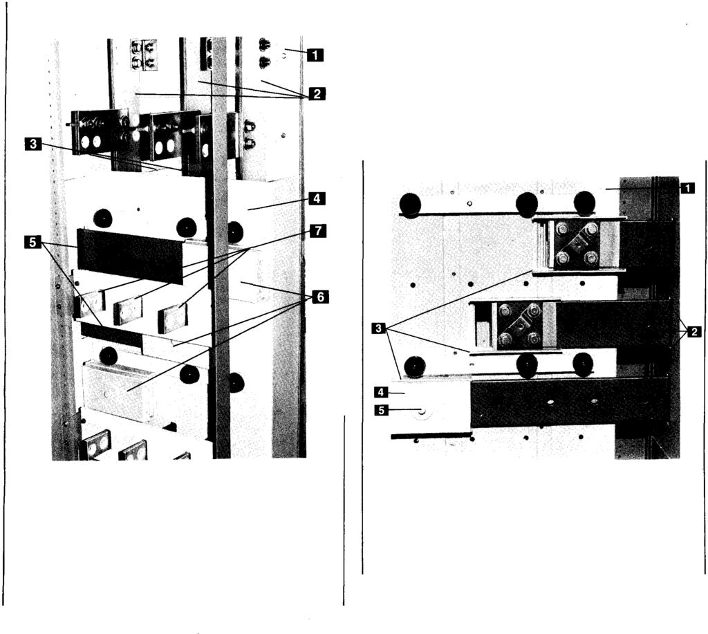 SECTON ll-description nsulation and isolation of the vertical riser bus bars (2), Fig.