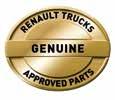 18 Save 25% off selected Renault Trucks fast mover parts shown on this page, with the voucher in the centre of this brochure.