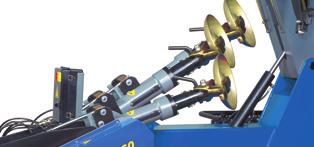 with bi-directional rotation function double speed rotation chuck allows safe operation with various wheel sizes High