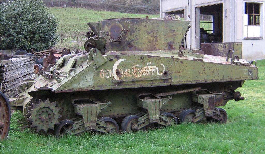 Built as an M4A1 by Pressed Steel Car M32 TRV Omaha Overlord Museum,