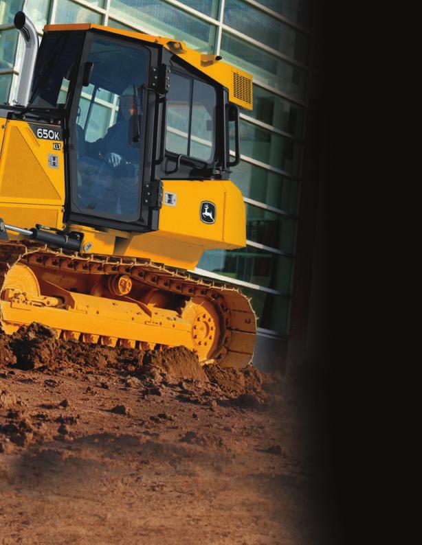 These crawlers steer the same and maintain their preset speed whether working on level ground or a 2-to-1 slope.