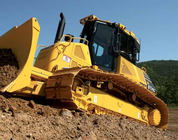 CRAWLER DOZER HM300-3 D61EXi/PXi-23 Automatic speed change Komatsu HST controller always changes the travel speed automatically, depending on load or ground conditions, and efficient operations are
