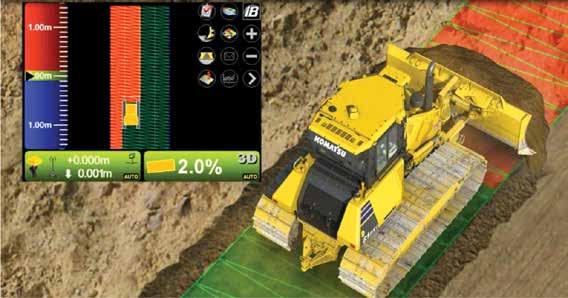 CRAWLER DOZER HM300-3 D61EXi/PXi-23 Improved efficiency The fully automatic modes drastically improve efficiency of dozer operations and dramatically reduce re-do work within your project.
