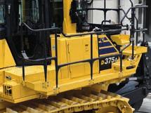 Safety Features Optimal jobsite safety Safety features on the Komatsu