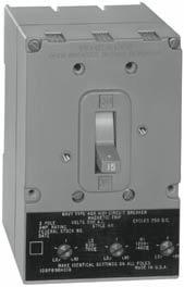 Types AQB-A0, NQB-A0 Circuit Breakers for Naval Shipboard Use Types AQB-A0, NQB-A0 Breakers 0 Volts dc, 00 Volts ac, 00 Amperes Maximum,,000 Amperes ac, 0,000 Amperes dc I.C. Specification: MIL-C-76 00 amperes.