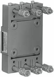 WEIGHT AQB-F0A and AQB-F0B fuse units are designed for use in conjunction with standard AQB-A0 circuit breakers on circuits where a fault potential of up to