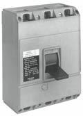 General Information Front view of assembled AQB-A0 Navy circuit breaker. Note that the shock resistant material (MIL-M-4) used for housing and cover is light gray.