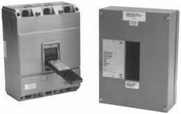 Types AQB-A0, NQB-A0 Motor Operator On Navy Type AQB-A0 and NQB- A0 Molded Case Circuit Breakers AQB-A0 on Left With Handle Extension and Unmounted Motor Operator on Right The motor operator is a