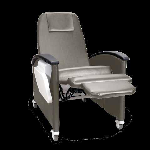 DESIGNER CLINICAL RECLINERS Designer Care MDS670007 Designer Care Recliner Create a fresh atmosphere with 21st century style.