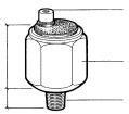Pressure Switches Common Ground or Insulated Return* Common Ground or Insulated Return* Technical Data Dimensions Article No. Rated voltage: 6 V to 24 V Form 1 Form 2 22 Switching capacity: 5 W max.