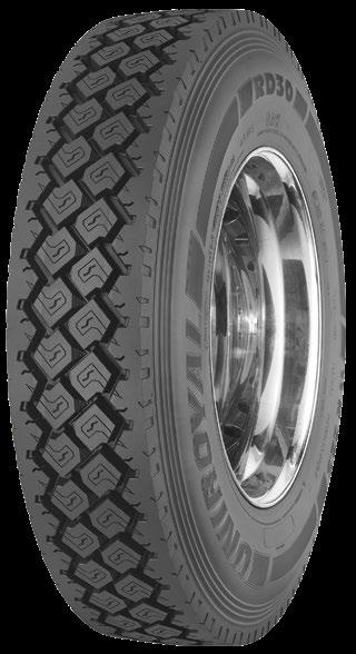 UNIROYAL RD3O UNIROYAL RD3O The Uniroyal RD3O gives you what you want in a regional drive tire.