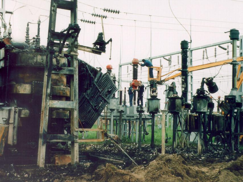 Serbian Transmission Power System - 1990-2000 development - Delay in investments due to
