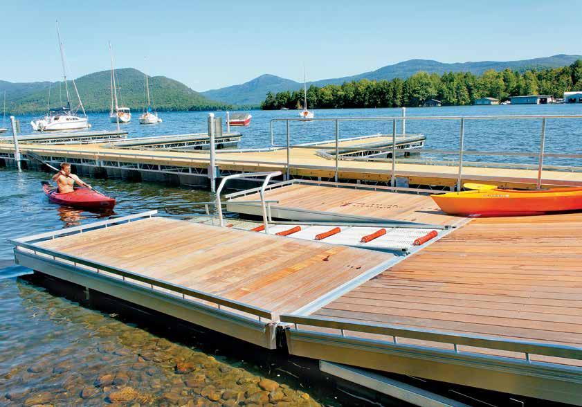 DOCK & LAUNCH: Commercial Dock & Launch Systems Our floating aluminum Commercial Dock and Launch System can be