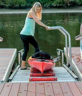 Floating Kayak Launch 19 20 3 A B D E C dock & launch system Heavy Duty Commercial Featuring a 7 tall aluminum