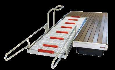 ) B (2) dock fingers (7 13 3 ) *as low as $ 19,995 C Launch ramp (4 4 15 ) with built in rollers & Sure-Step