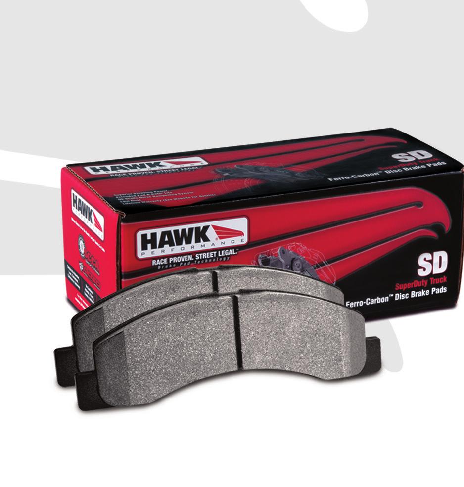 fade resistance, with superior high-temperature rotor and brake pad wear.