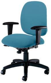Multiple mechanisms and six arm choices create customization opportunities that make this classic work chair more versatile and comfortable than other chairs in its price range.