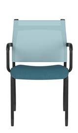 WIT SIDE MESH BACK MULTIPURPOSE CHAIR Echoing the Wit task chair s signature features convenient pull handle, slim profile and lightweight frame the side chair delivers all the perks of our Wit in a